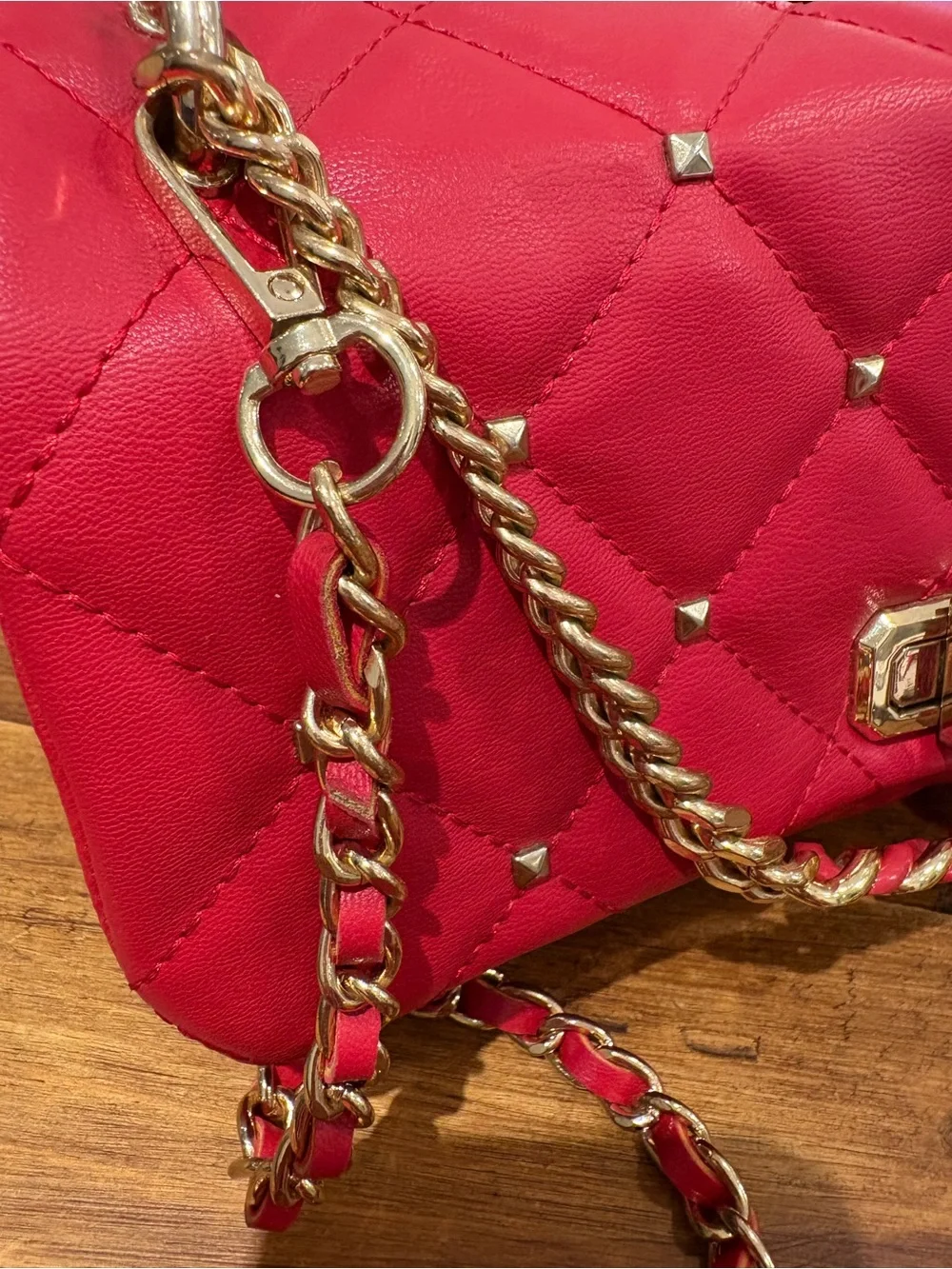 Quilted Badgley Mischka Crossbody Hand Bag